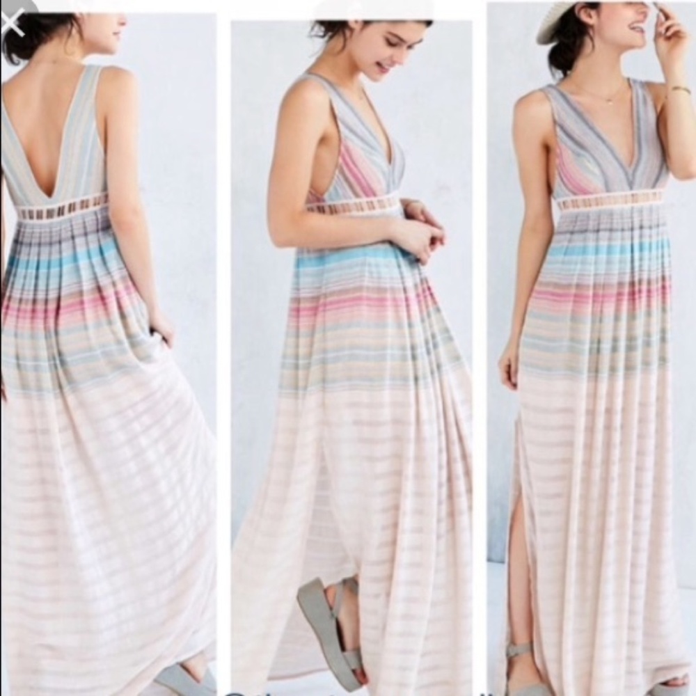 Ecote Sanibel Rainbow Maxi Dress